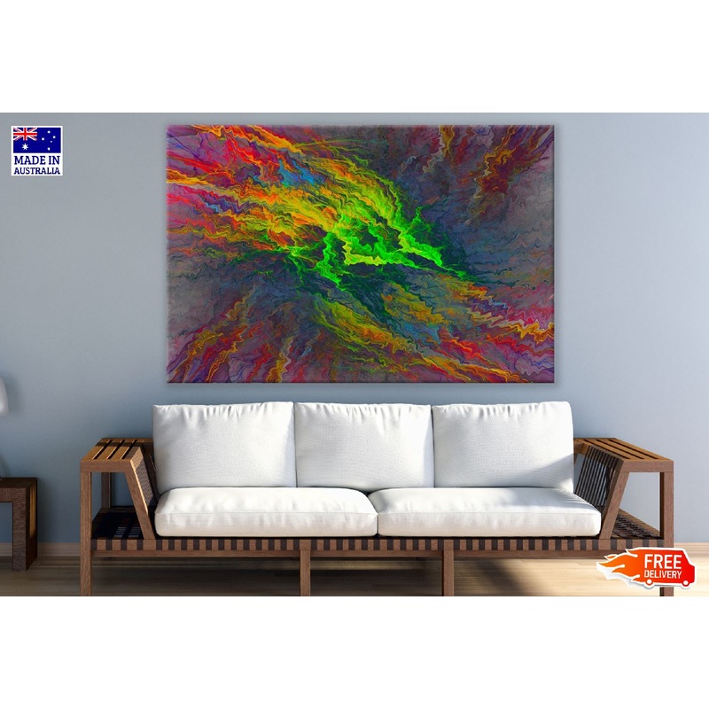 Color Gradient Abstract Design Print 100% Australian Made