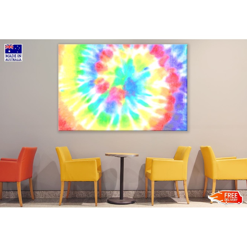 Rainbow Color Abstract Design Print 100% Australian Made