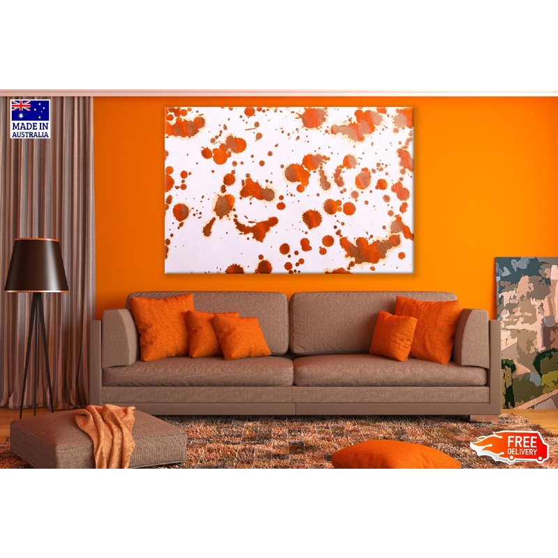 Red Spots Abstract Design Print 100% Australian Made