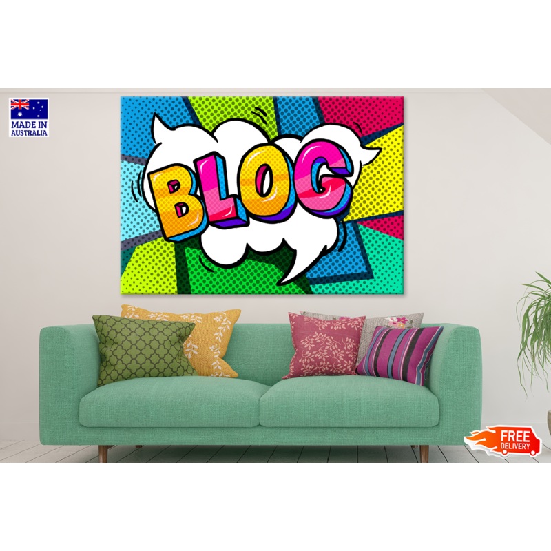 BLOG Quote 3D Illustration Print 100% Australian Made