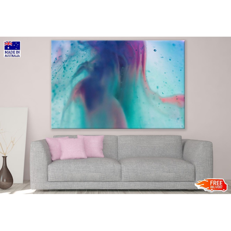 Blue & Purple Abstract Design Print 100% Australian Made