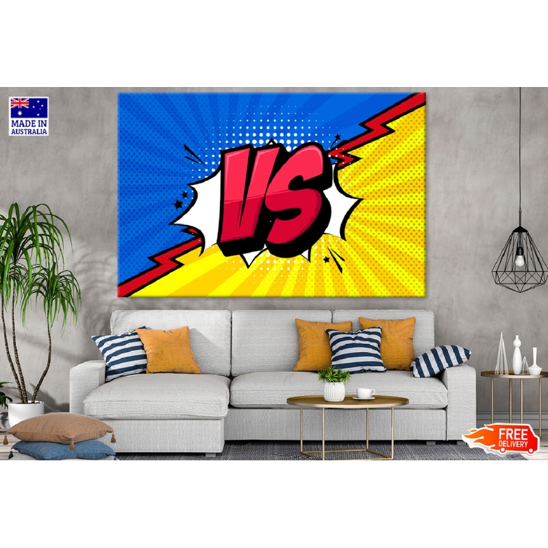 VS Quote Colorful Illustration Print 100% Australian Made