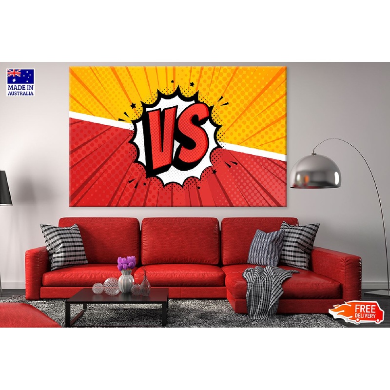 VS Abstract Vector Illustration Print 100% Australian Made