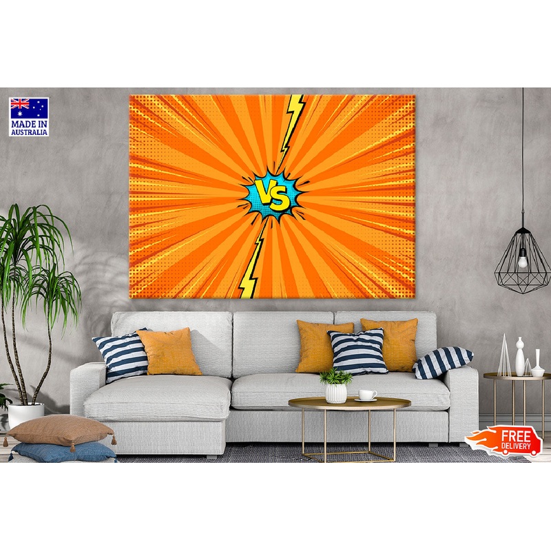 VS Colorful Abstract Illustration Print 100% Australian Made