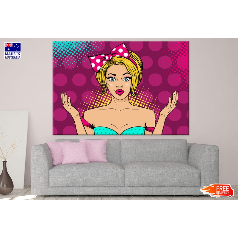 Young Fashion Girl Illustration Print 100% Australian Made