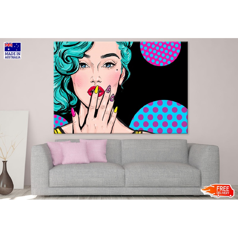 Young Girl Portrait Illustration Print 100% Australian Made