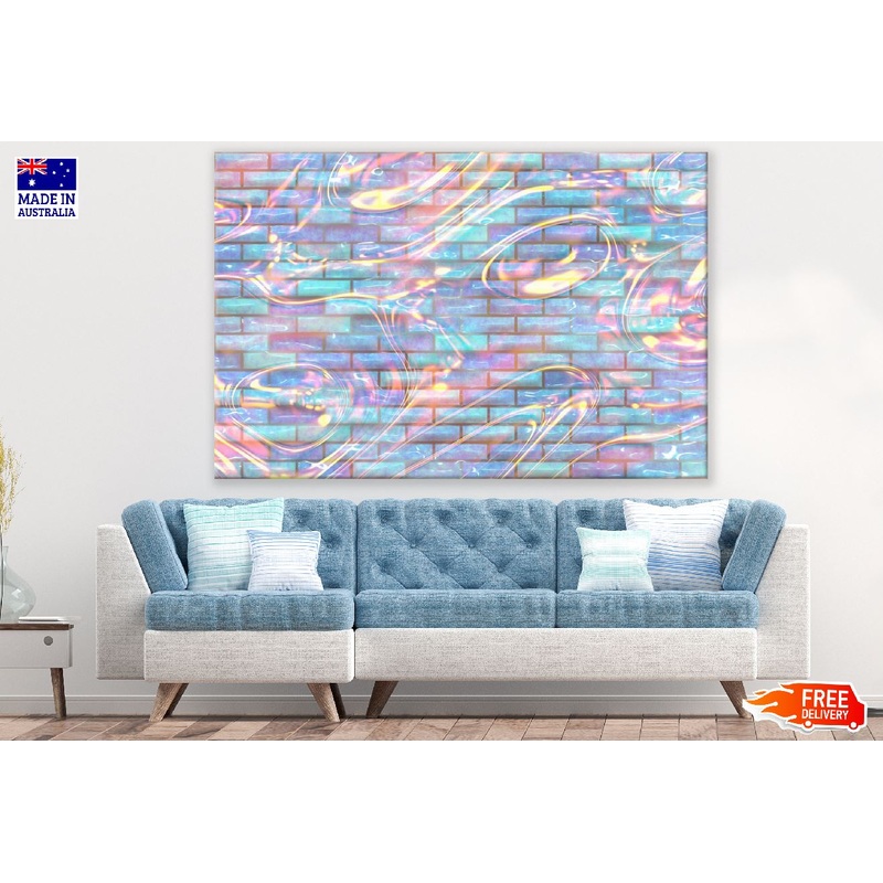 3D Bubbles Abstract Design Print 100% Australian Made