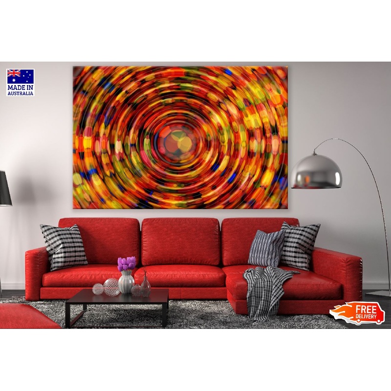 Origin Wave Circle Abstract Design Print 100% Australian Made