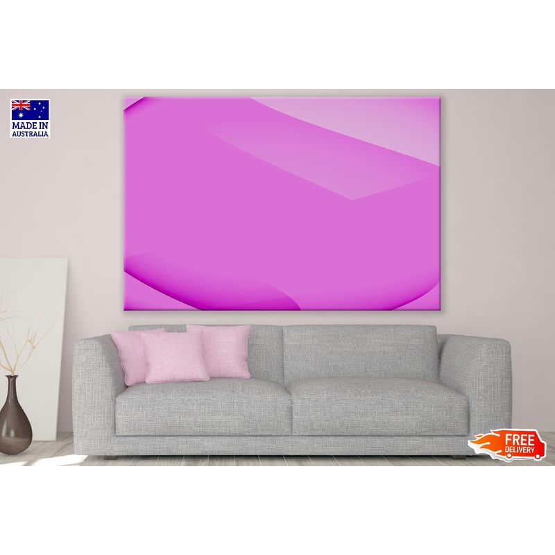 Pink 3D Shape Abstract Design Print 100% Australian Made