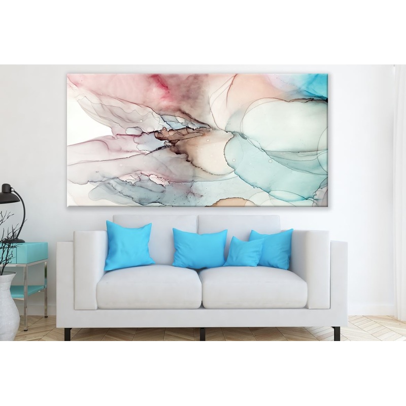 Abstract Multicolour Design Watercolour Painting Print 100% Australian Made