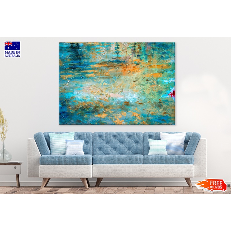 Abstract Oil Paint Design Photograph Print 100% Australian Made