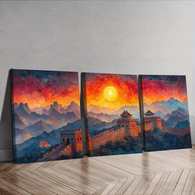 3pcs Deco Modern Contemporary Wrapped    Wall Art Set Canvas Framed 40x60cm - High Quality Print 100% Australian Made Wall Canvas Ready to Hang
