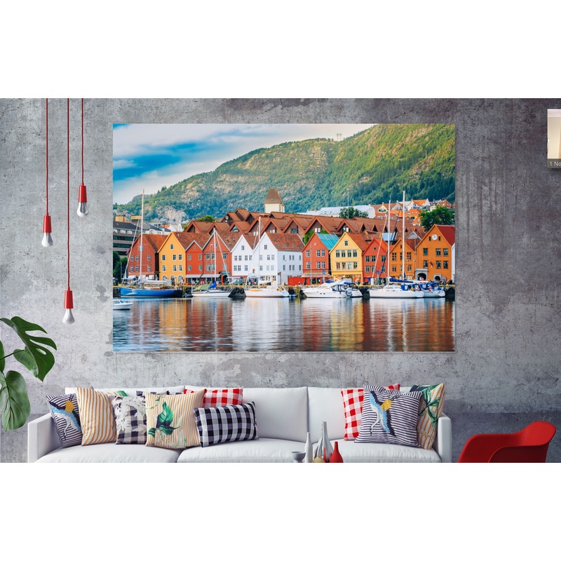 Bergen Norway Print 100% Australian Made