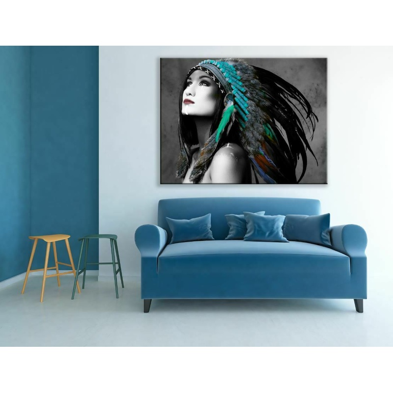 Headdress Lady  Print 100% Australian Made