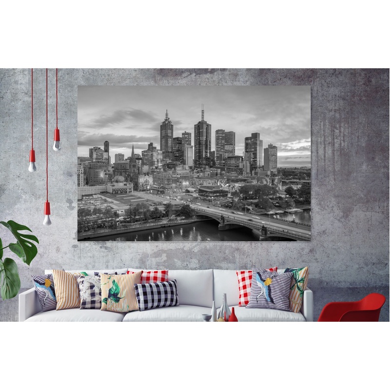 Melbourne skyline Print 100% Australian Made