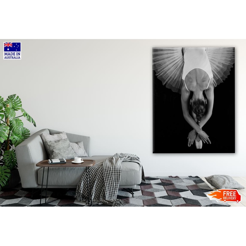Ballerina Girl B&W Photograph Print 100% Australian Made