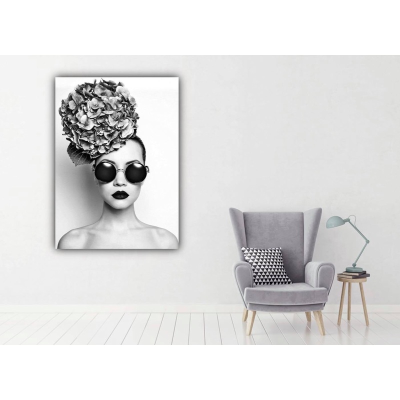 Beautiful Lady in Black & White Photograph Print 100% Australian Made
