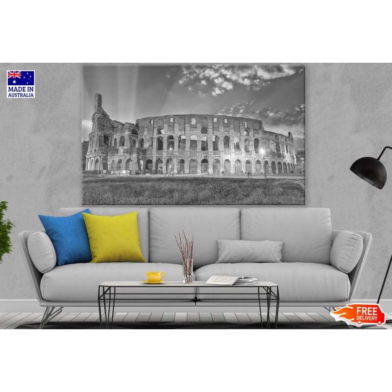 Colosseum B&W Photograph Print 100% Australian Made
