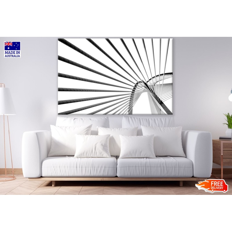 Modern Bridge B&W Photograph Print 100% Australian Made