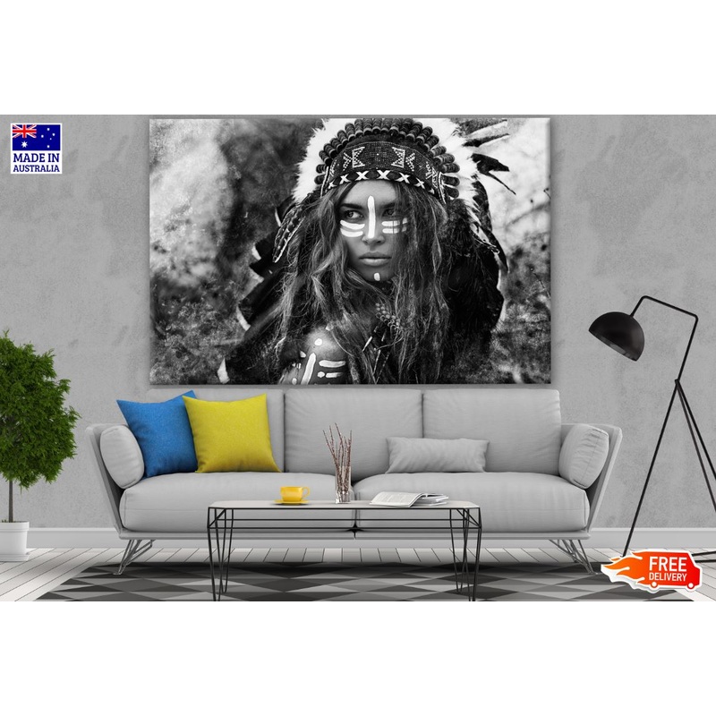 Native Indian Girl Photograph Print 100% Australian Made