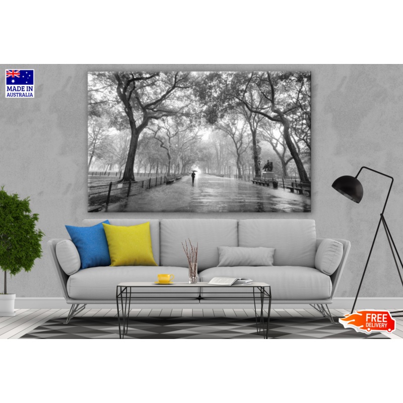 Walking Street B&W Photograph Print 100% Australian Made