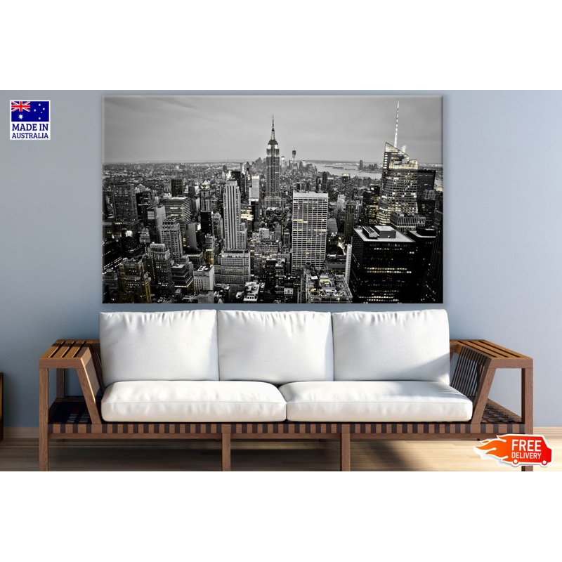 City Buildings B&W Photograph Print 100% Australian Made