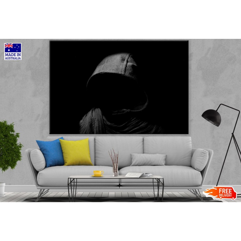 Hoodie Dark Photograph Print 100% Australian Made