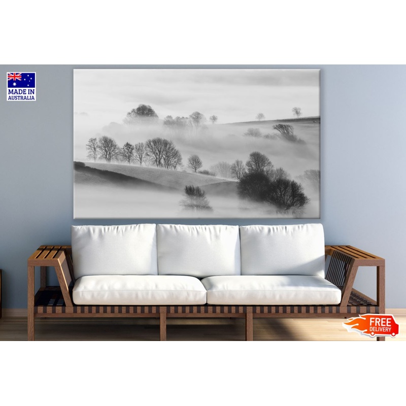Nature B&W Painting Print 100% Australian Made