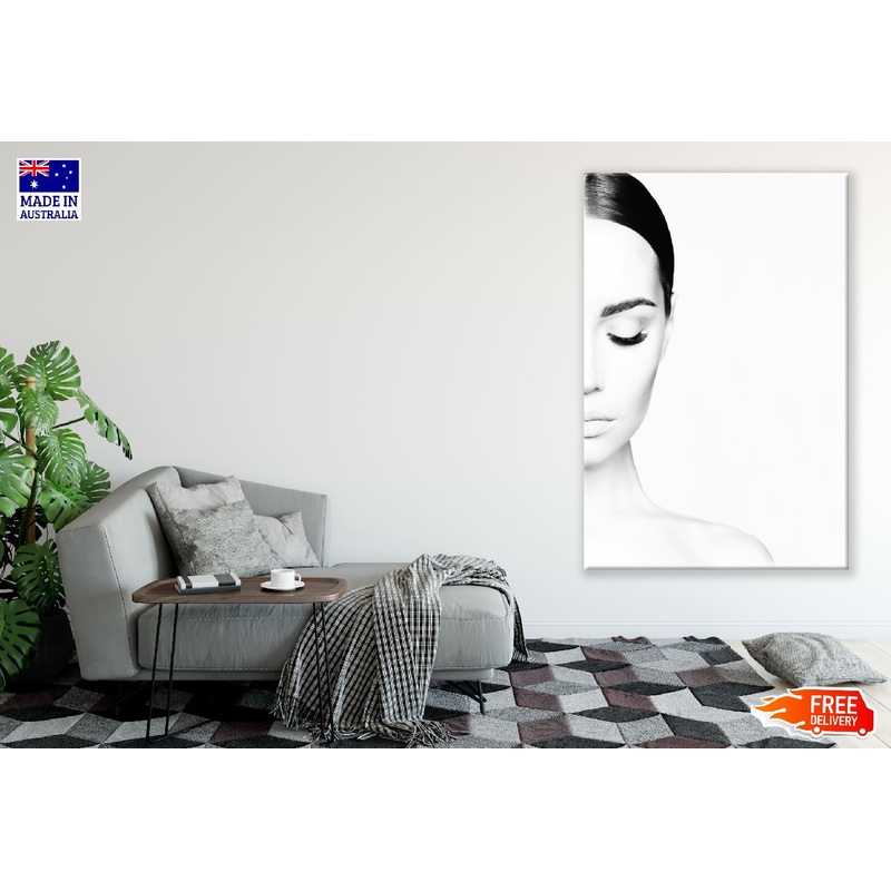 Young Woman Portrait B&W Photograph Print 100% Australian Made
