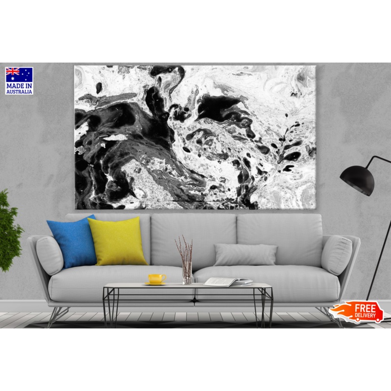 B&W Abstract Design  Print 100% Australian Made