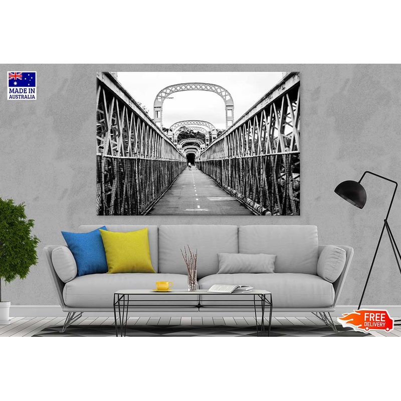 Chesapeake Bay Bridge Tunnel B&W View Photograph Print 100% Australian Made