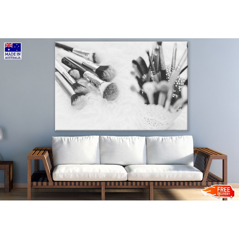 Makeup Brushes B&W Photograph Print 100% Australian Made
