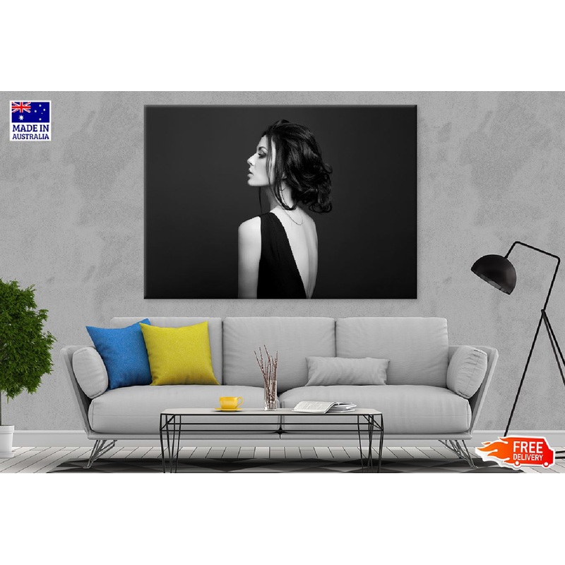 Makeup Woman View B&W Photograph Print 100% Australian Made