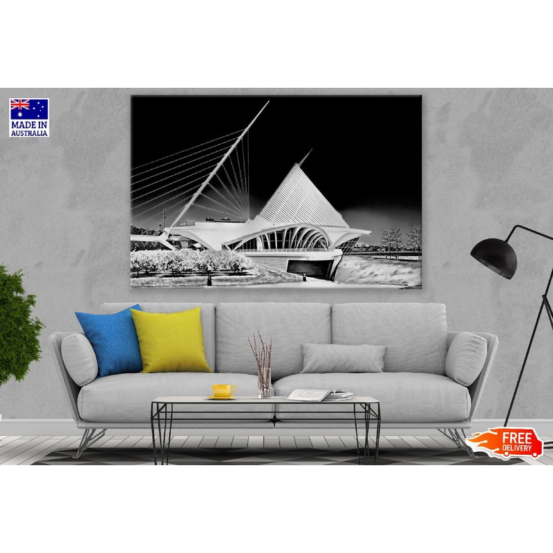 Milwaukee Art Museum USA B&W Photograph Print 100% Australian Made