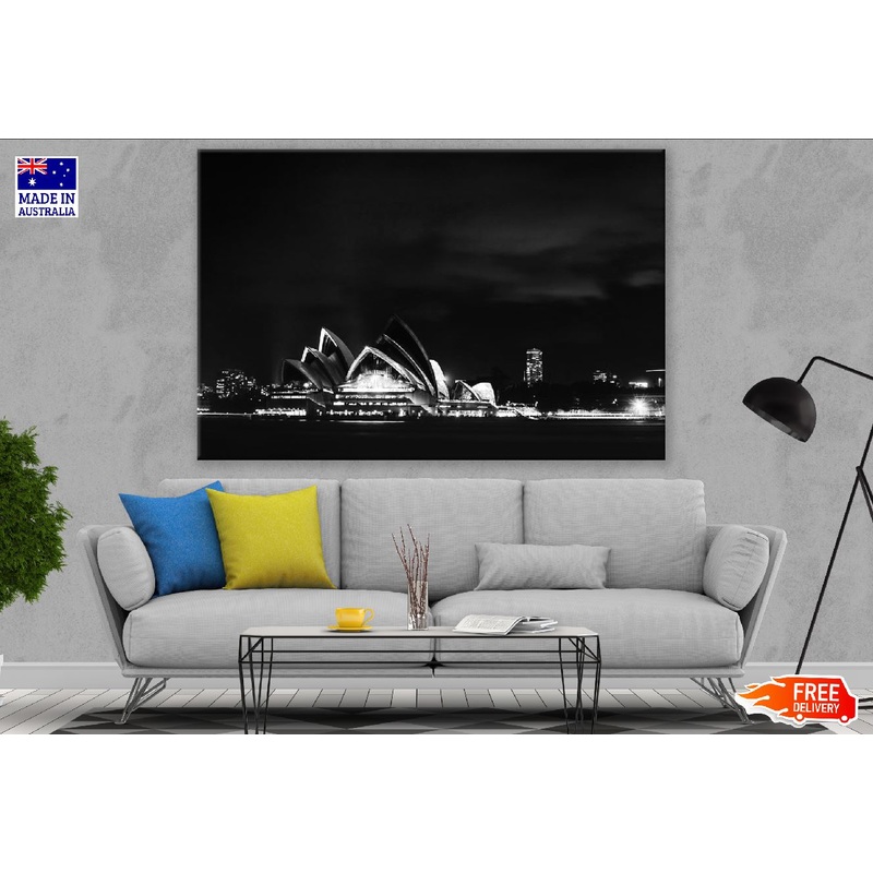 Sydney Opera House B&W View Photograph Print 100% Australian Made