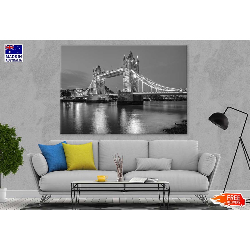 Tower Bridge & Park B&W View Photograph Print 100% Australian Made