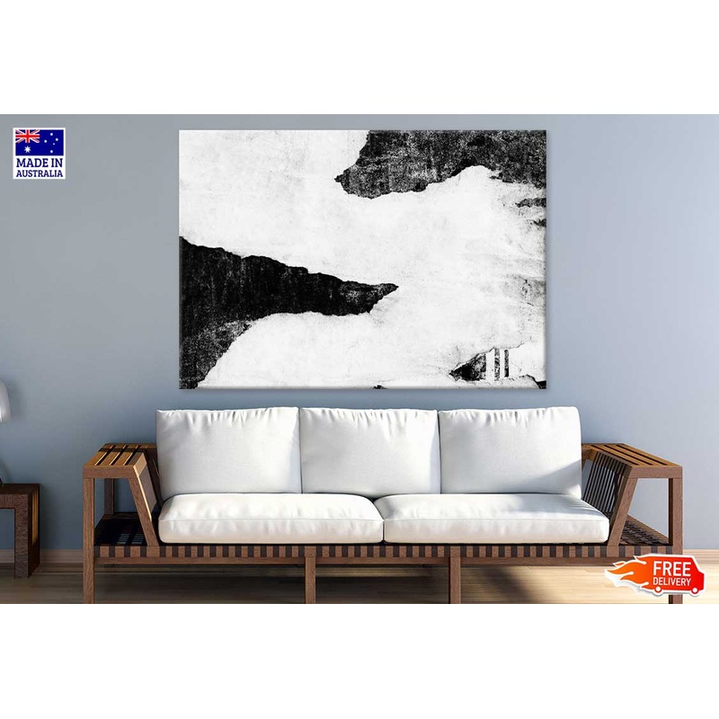 Wall B&W Abstract Design Painting Print 100% Australian Made