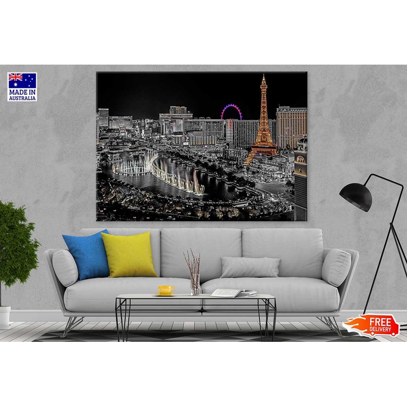 Las Vegas Nevada Night Photograph Print 100% Australian Made
