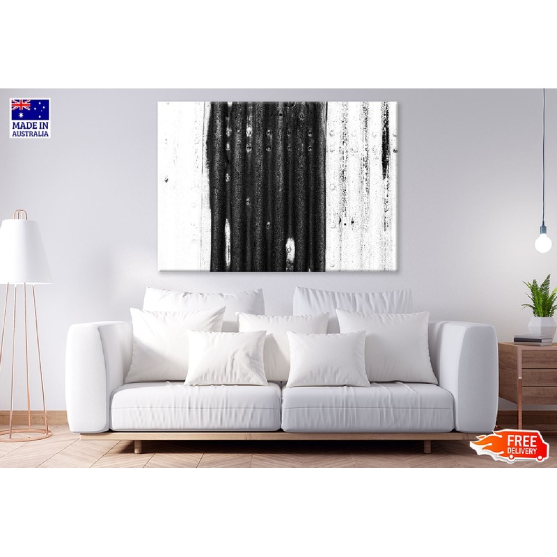 Monochrome Texture B&W Abstract Design Print 100% Australian Made