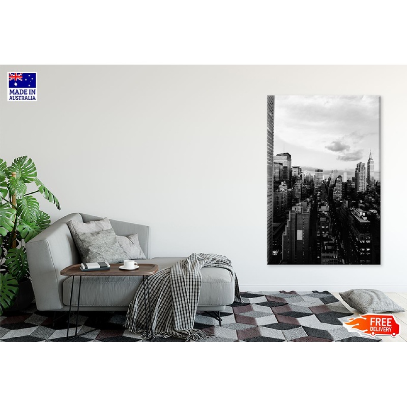 New York City Building B&W Photograph Print 100% Australian Made
