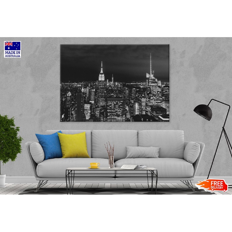 Now York City Buildings B&W View Photograph Print 100% Australian Made