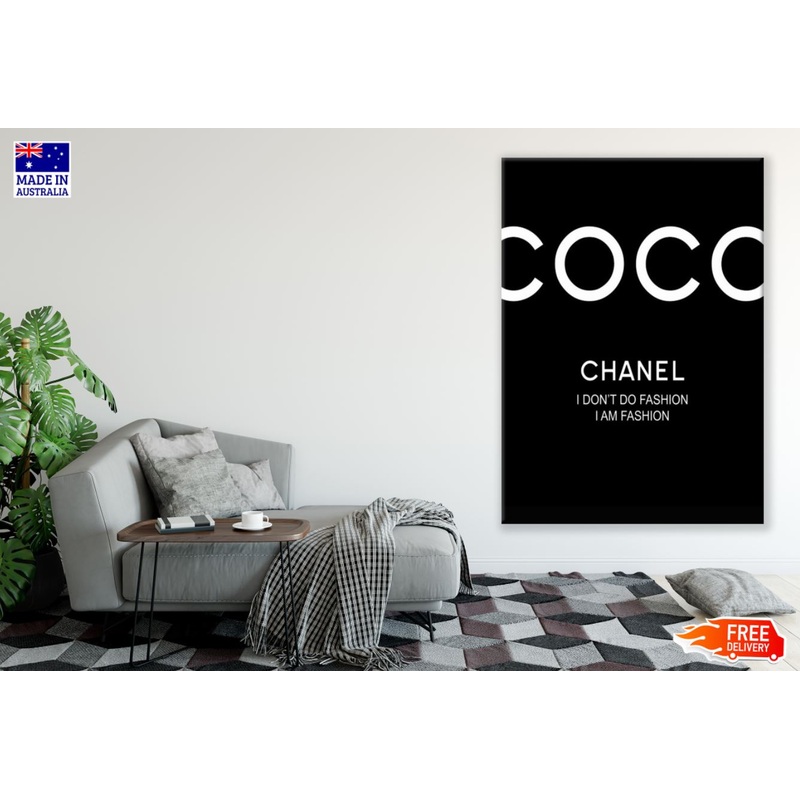 B&W Vector Art Print 100% Australian Made