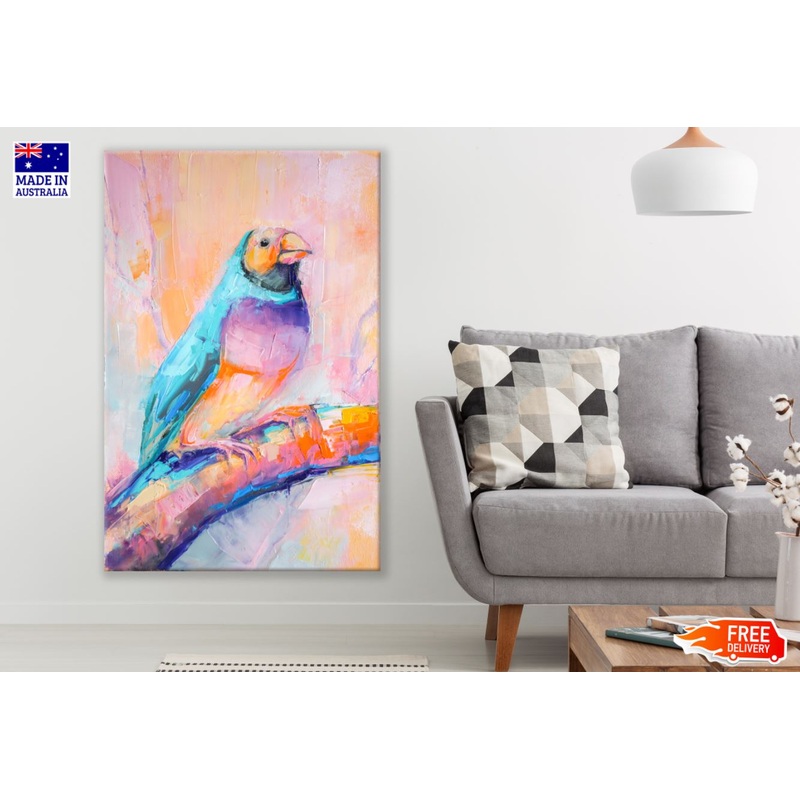 Bird Abstract Watercolor Painting Print 100% Australian Made