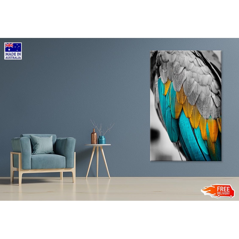 Close-Up Feather Print 100% Australian Made