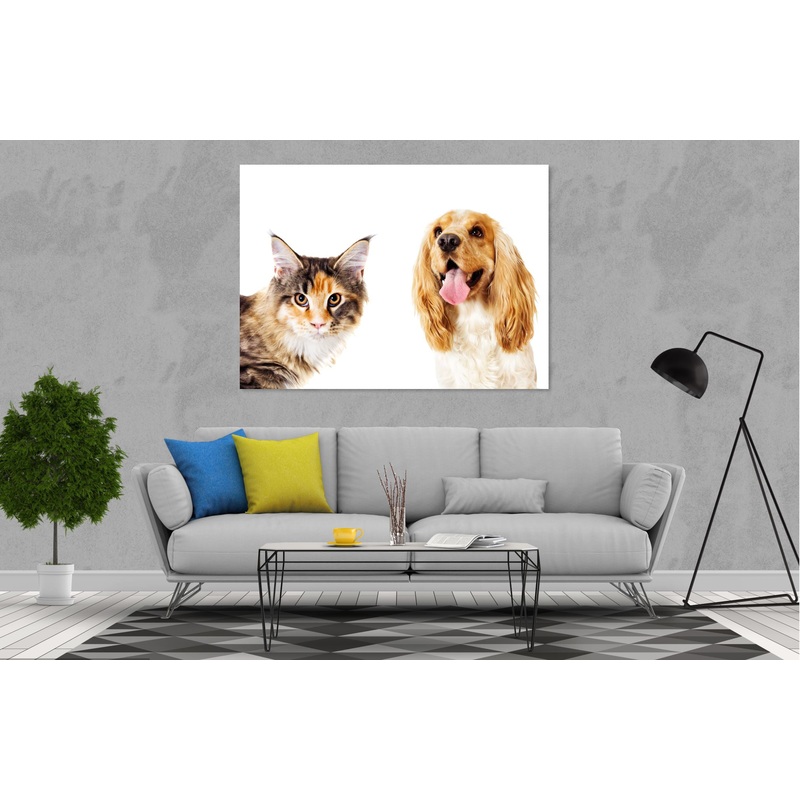 Beautiful dog and cat Print 100% Australian Made