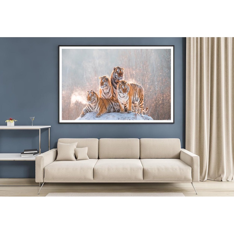 Siberian Tiger & Winter Home Decor Premium Quality Poster Print Choose Your Sizes