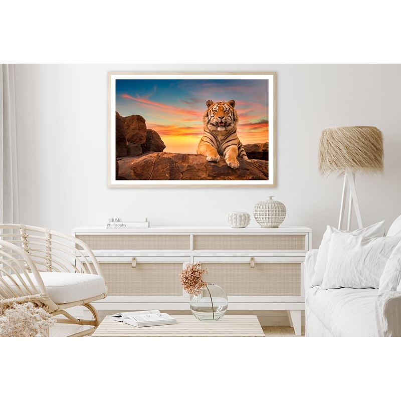Solitary Adult Bengal Tiger Home Decor Premium Quality Poster Print Choose Your Sizes
