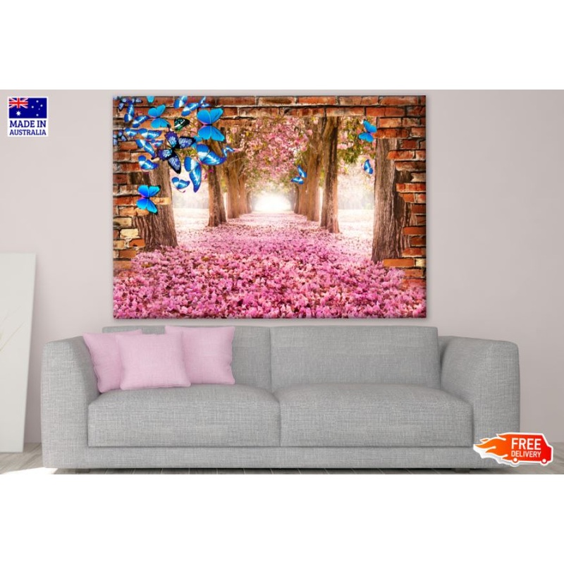 Butterflies & Blossom Trees Photograph Print 100% Australian Made