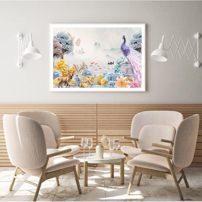 Birds & Animals 3D Design Home Decor Premium Quality Poster Print Choose Your Sizes