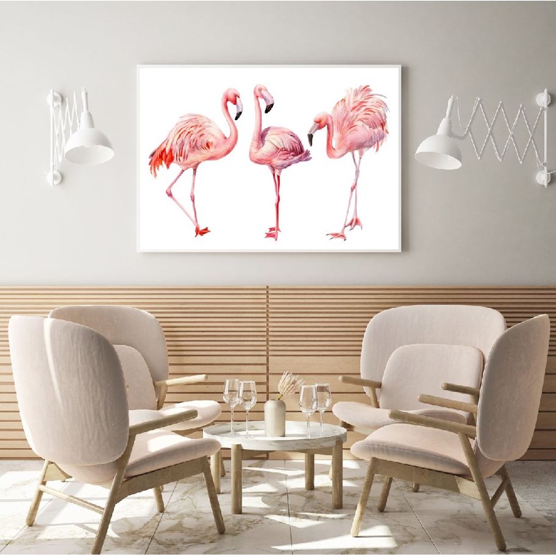 Colorful Humming Birds Painting Home Decor Premium Quality Poster Print Choose Your Sizes